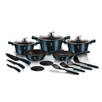 17-Piece Kitchen Cookware Set // Aquamarine
