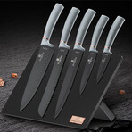6-Piece Knife Set // Magnetic Holder // Moonlight
