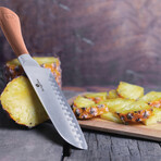 8-Piece Knife Set // Acrylic Stand // Rose Gold