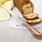 8-Piece Knife Set // Acrylic Stand // Rose Gold