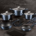 17-Piece Kitchen Cookware Set // Aquamarine