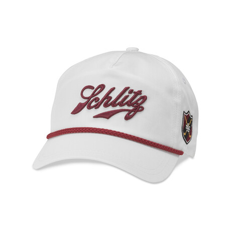 Schlitz Hat // White