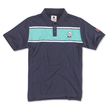 Maverick Pabst Polo // Navy (Small)