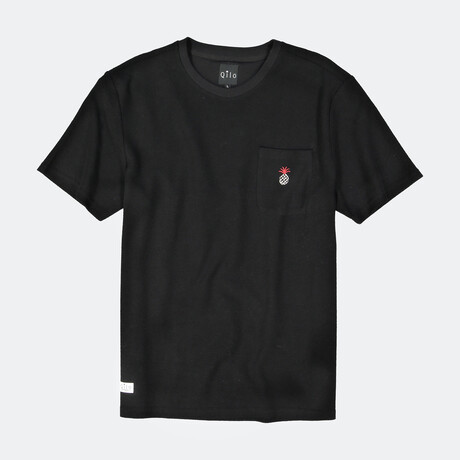Reversed Terry T-Shirt // Black (S)