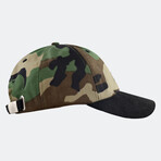Two Tone Cap // Camo + Black