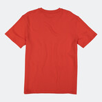 Springtime French Terry Tee // Red (L)