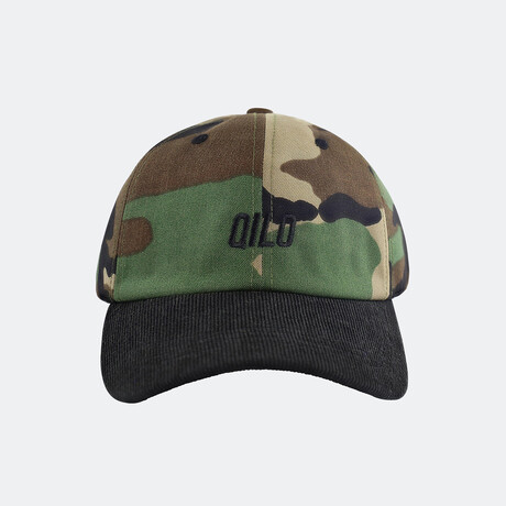 Two Tone Cap // Camo + Black