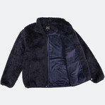 Sherpa Fleece Jacket // Blue (L)