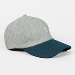 Pineapple Wool Cap // Stone Gray + Navy