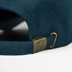 Pineapple Wool Cap // Navy + Emerald