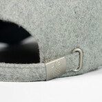 Pineapple Wool Cap // Stone Gray + Navy