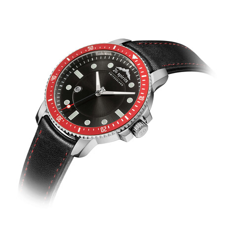 26Spirits  Red & Black Diver Swan Quartz // 97WA214212