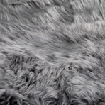 Gray Sheepskin Rug XXL