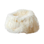 XXL Luxurious Natural White Sheepskin Beanbag