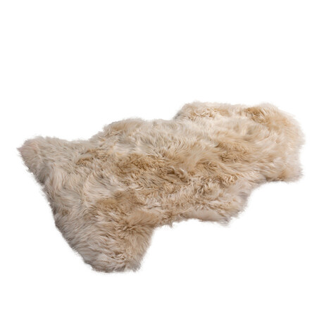 Taupe Sheepskin Rug XXL