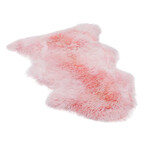Blush Blush Pink Sheepskin Rug XXL
