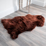 Brown Sheepskin Rug XXL
