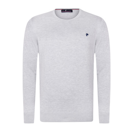 Theodore Round Neck Sweater // Gray Melange (XL)