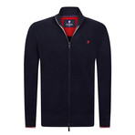 Leo Zip-Up Jacket // Navy (L)