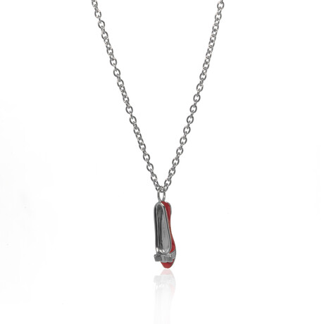 Charms Sterling Silver + Enamel Necklace // 14"-16" // Store Display