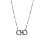 Gancini Sterling Silver Necklace // 15"-16" // Store Display