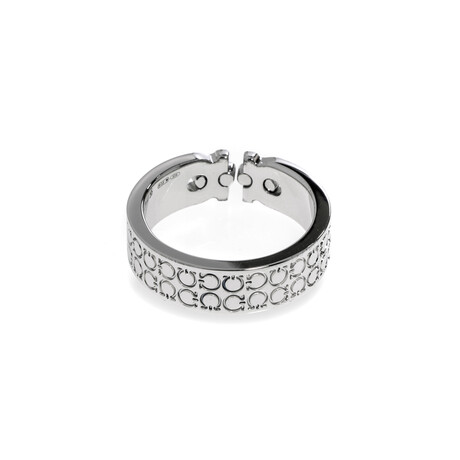 Gancini Sterling Silver Ring // Ring Size: 9.5 // Store Display
