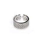 Gancini Sterling Silver Ring // Ring Size: 8.25 // Store Display