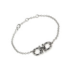 Gancini Sterling Silver Bracelet // 6.5" // Store Display
