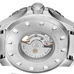 Deep Blue Alpha Marine 500 Automatic // AM500TRITIWHITGREENLEATSTRP