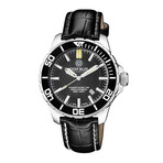 Deep Blue Daynight Scuba Automatic // DNSCUBABLACKLEAT