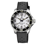 Deep Blue Alpha Marine 500 Automatic // AM500TRITIWHITGREENSTRPTRPX