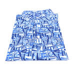 Pique Stretch Polo // Zone Blue + White (Small)