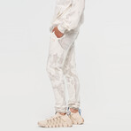 Tie Dye Sweatpants // Tonal Beige (XL)
