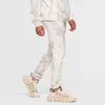 Tie Dye Sweatpants // Tonal Beige (XL)