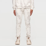 Tie Dye Sweatpants // Tonal Beige (XL)