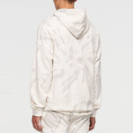 Tie Dye Hoodie // Tonal Beige (XL)