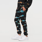 Tie Dye Sweatpants // Tiger Dye (S)