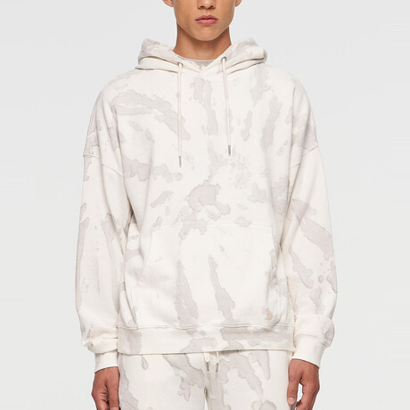 Tie Dye Hoodie // Tonal Beige (S)