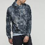 Tie Dye Hoodie // Thunder (L)