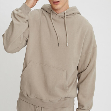 Vintage Washed Hoodie // Taupe (S)