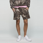 Tie Dye Sweatshorts // Camo (M)