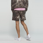 Tie Dye Sweatshorts // Camo (M)