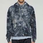 Tie Dye Hoodie // Thunder (L)
