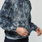 Tie Dye Hoodie // Thunder (L)