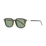 Dior Homme // Men's Technicity Classic Sunglasses // Dark Havana + Green