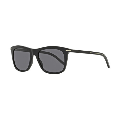 Dior Homme // Men's Black Tie Wayfarer Sunglasses // Black + Gray