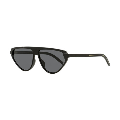 Dior Homme // Men's Black Tie Retro Sunglasses // Black + Gray