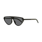 Dior Homme // Men's Black Tie Retro Sunglasses // Black + Gray