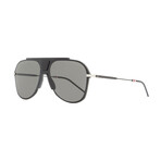 Dior Homme // Men's Shield Sunglasses // Palladium Black + Gray
