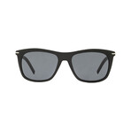 Dior Homme // Men's Black Tie Wayfarer Sunglasses // Black + Gray